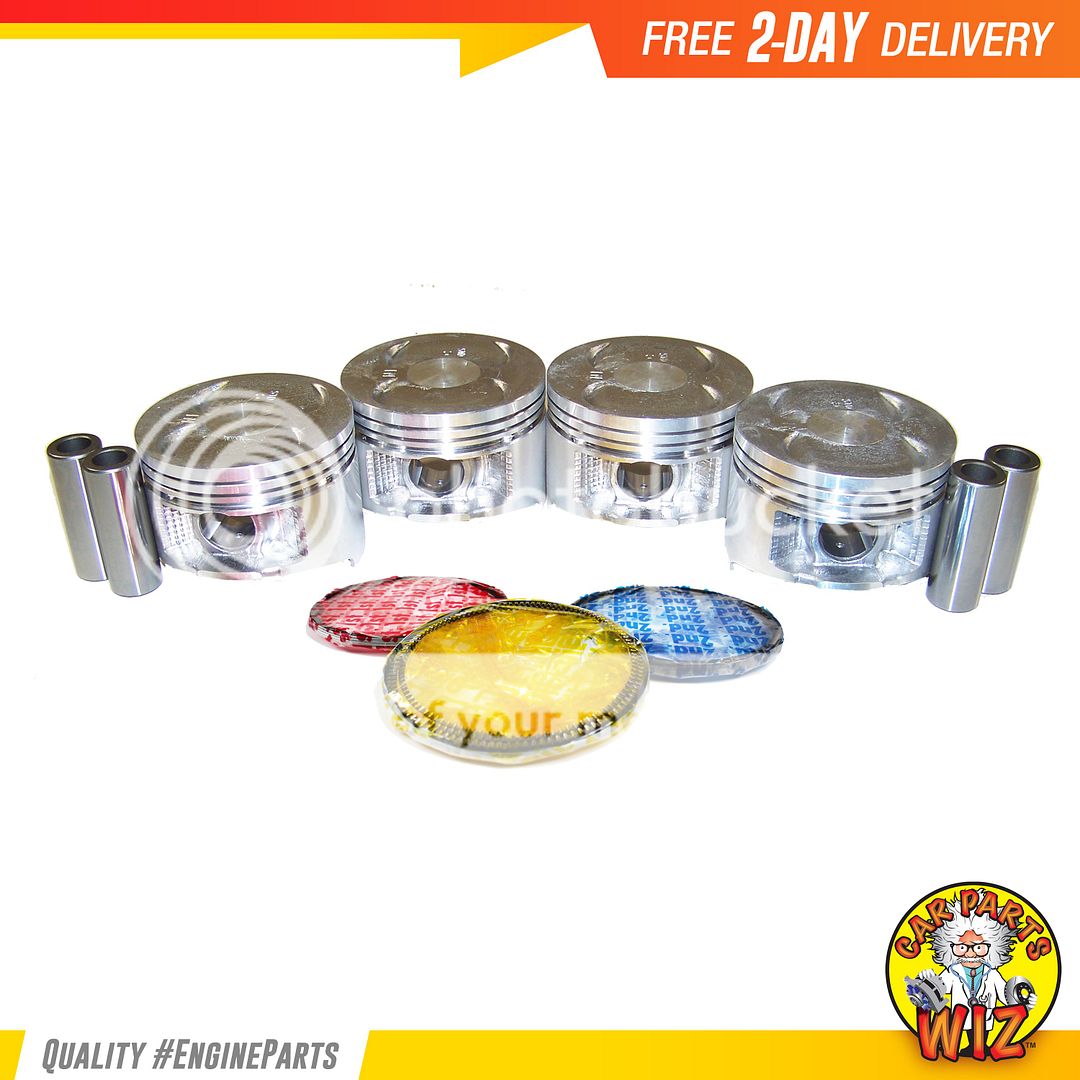 Pistons and Rings Fits 9901 Honda CRV 2.0L DOHC B20Z2 eBay